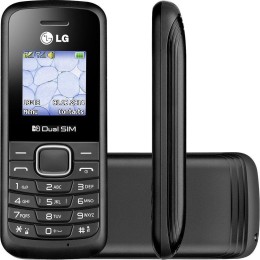 Celular LG B220A Dual SIM 32 MB RAM Preto 