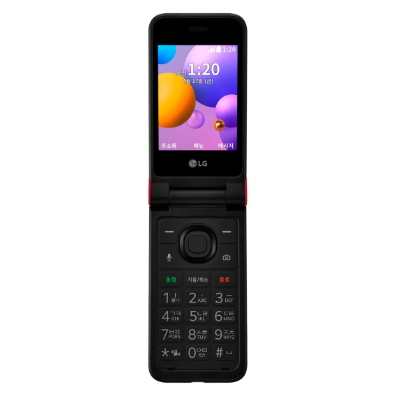 Celular LG Folder 2 LM-Y120K Tela LCD 2.8 Quad Band Vermelho