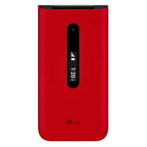 Celular LG Folder 2 LM-Y120K Tela LCD 2.8 Quad Band Vermelho