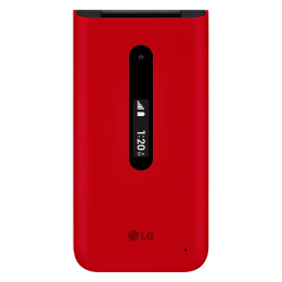 Celular LG Folder 2 LM-Y120K Tela LCD 2.8 Quad Band Vermelho