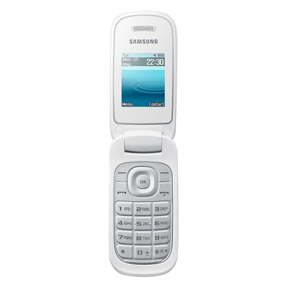 Celular Samsung E1272 Flip Dual SIM / 32GB / Tela 1,7'' - Prata