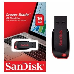 Pendrive Sandisk 16gb Cruzer Blade Usb 2.0 Original