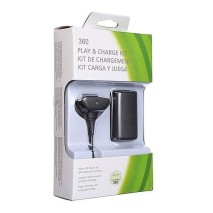 Kit Fonte E Carregador Para Controle Xbox 360 Cabo Usb