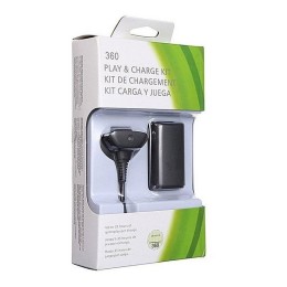 Kit Fonte E Carregador Para Controle Xbox 360 Cabo Usb